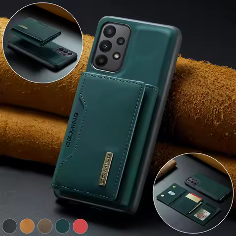 2 in 1 Magnetic Detachable Leather Wallet Case for Samsung Galaxy A23 A34 A54 A13 A42 A52 A72 4G 5G S24 S23 Ultra S22 Plus Cover