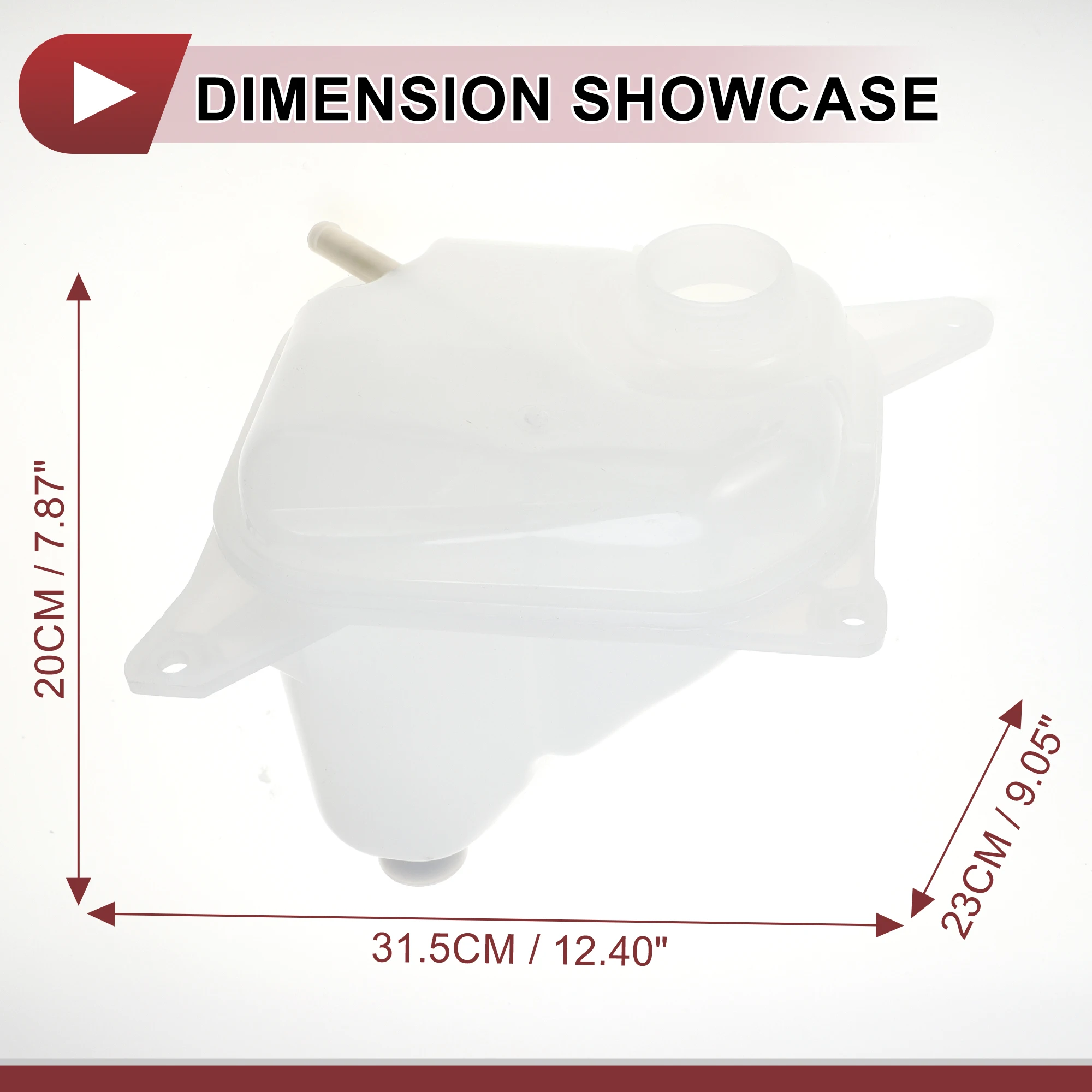 UXCELL 1 Pc Engine Coolant Water Expansion Tank for 80 100 200 Quattro Coupe Petrol Coolant Radiator No.8A0121403/8A0121403C