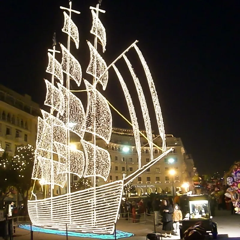 

# Outdoor Festive Lighting Christmas Traffic Car Train Airplane Light Emitting Diode Decorative Neon