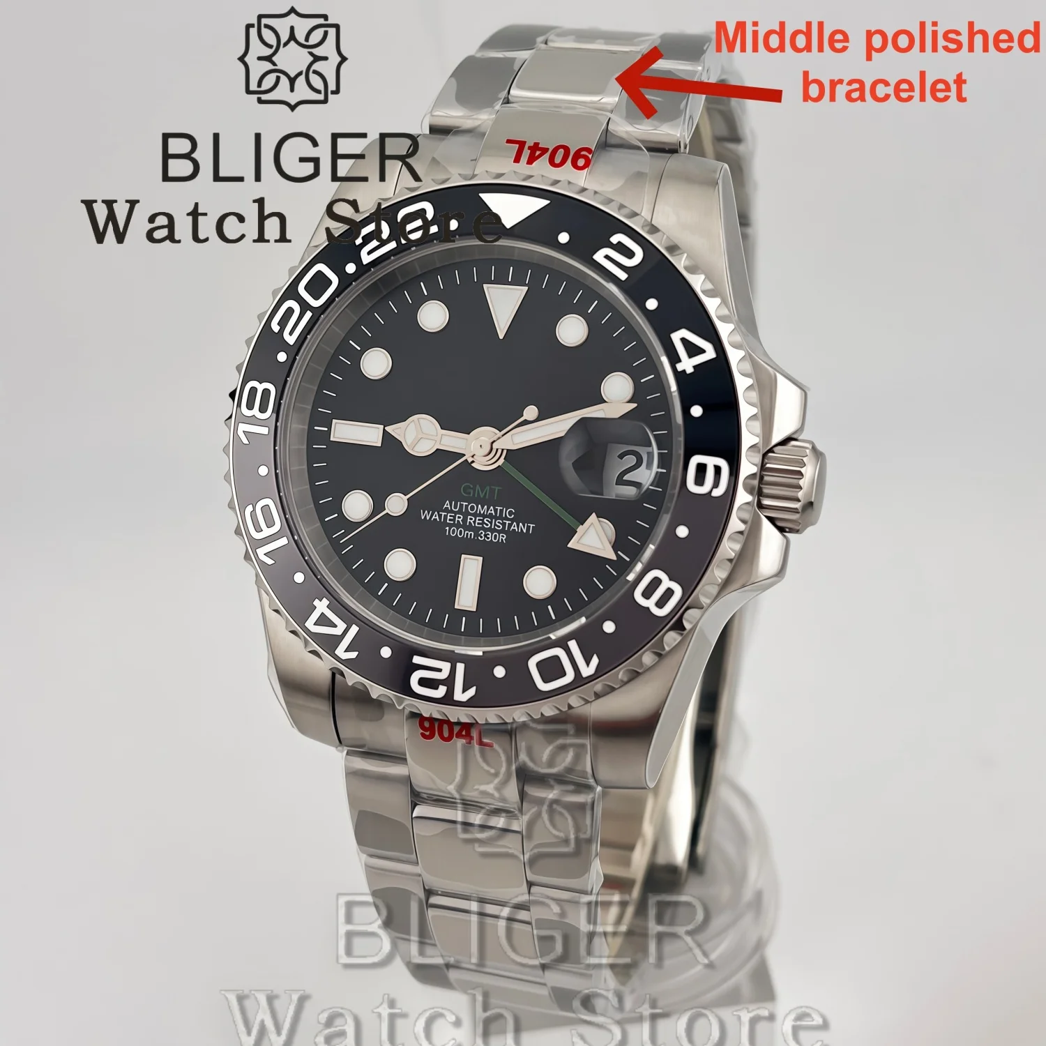 40Mm Gmt Men Mechan…