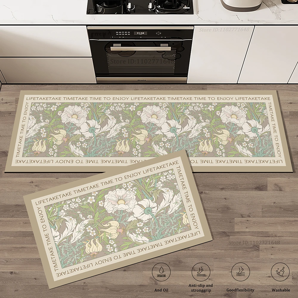 Absorberende antislip bloemen - Home Bathroom Floor Mats recensie en prijs