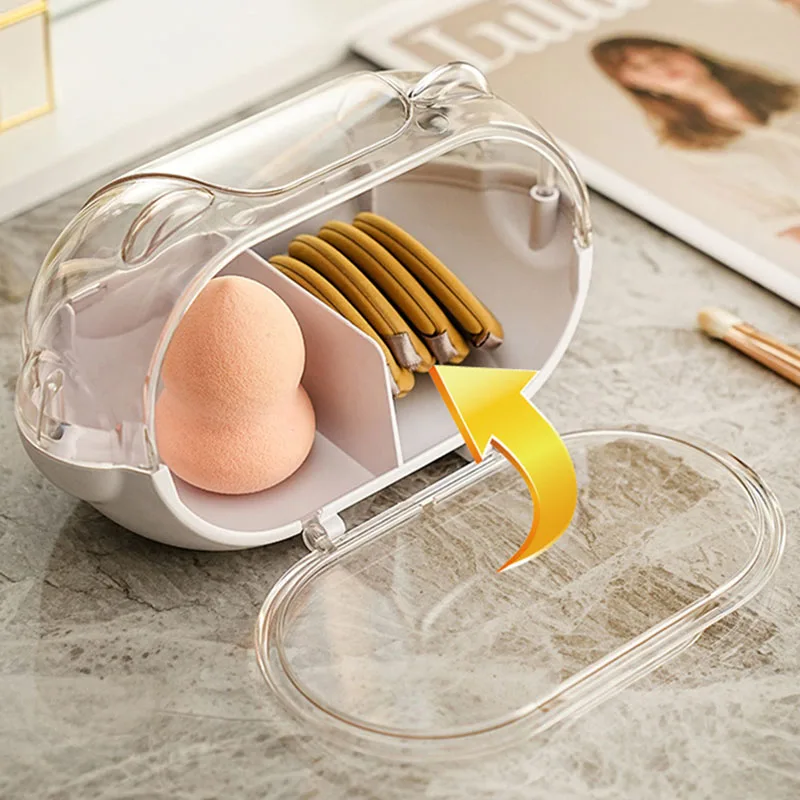 Make-up Spons Houder Reizen Portable Cosmetische Bladerdeeg Houder Box Reizen Portable Cosmetische Bladerdeeg Houder Poeder Spons Opbergdoos