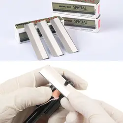 PMU Accessories Microblading Stainless Steel Eyebrow Blade Knife Eyebrow Trimmer Blade 100pcs Eyebrows Razor