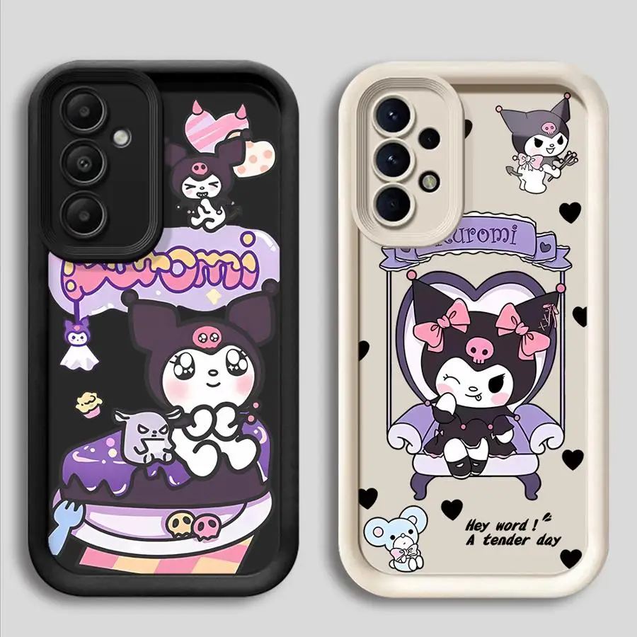 Custodia Kuromi Cartoon per Samsung Galaxy A34 A14 A16 A32 A23 A12 A36 A26 A22 A56 A33 A24 A13 Soft Shell