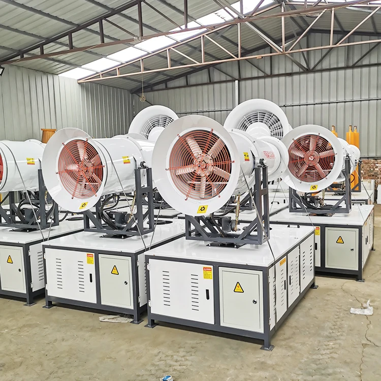 Fully Automatic Watering Humidity Reduction Fog Machine Remote Control Dust Removal Fog Cannon