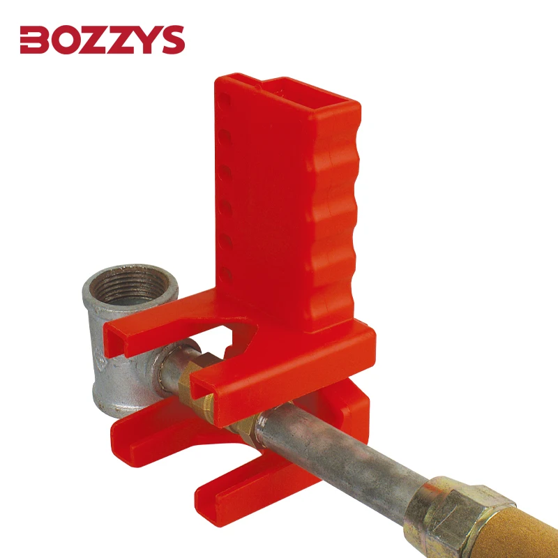 BOZZYS Adjustable Ball Valve Lockout Device with PP Material Lock out double roll valves for DN8-DN50 valve Lockout-Tagout