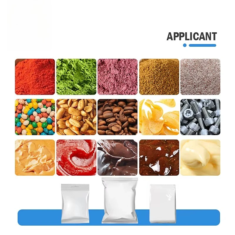 FOODLINE VFFS Packaging Machine Vertical Form Fill Seal Device For Bean Seed Grain Automatic Measuring Bag Sealing Processing