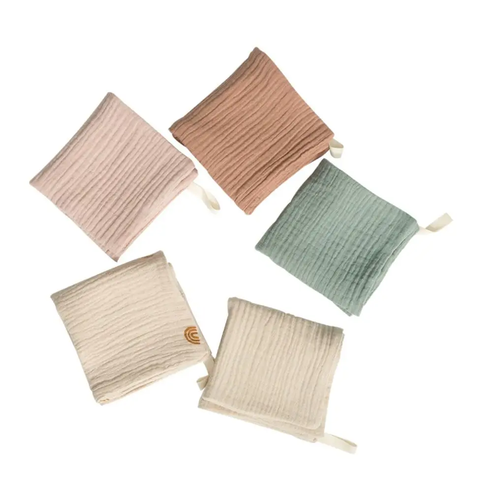 

Portable Cotton Baby Muslin Washcloths Random Color Easy to Clean Saliva Towel Soft Newborn Handkerchief Infant