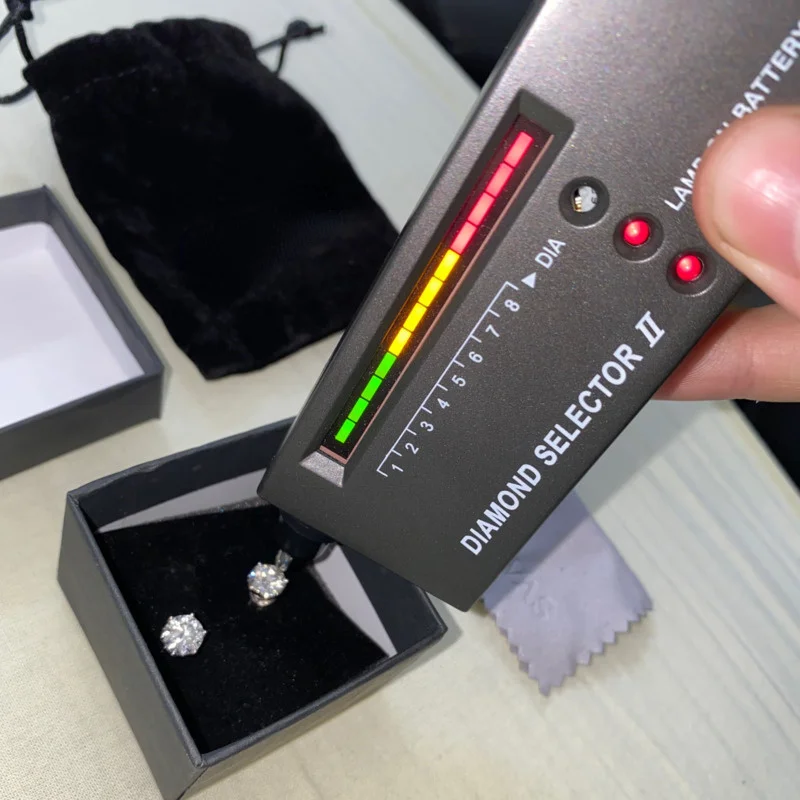JoyceJelly 1/2/4CT VVS D Farbe Moissanit Russische Cut 8H8A Labor Diamant Stud Ohrringe Für Frauen S925 Sterling silber Edlen Schmuck – Detail 24
