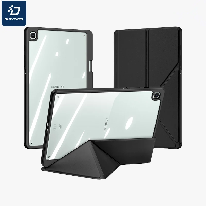 

DUX DUCIS PU leather transparent PC backboard protective cover For Samsung Tab S6 Lite (2020) Pen slot Tablet protective cover