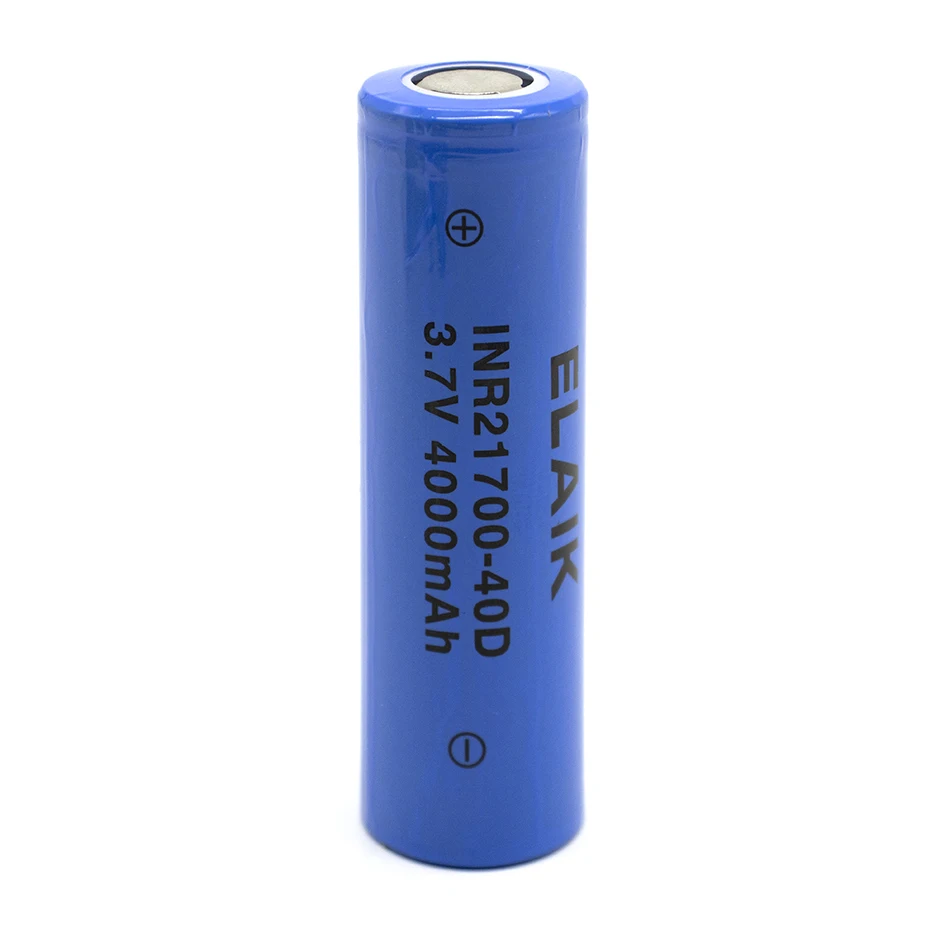1-6pcs 21700 Rechargeable Battery 40A 4000mAh 3.7V High Power 10C Discharge Rate High Drain Batteries for Electronics