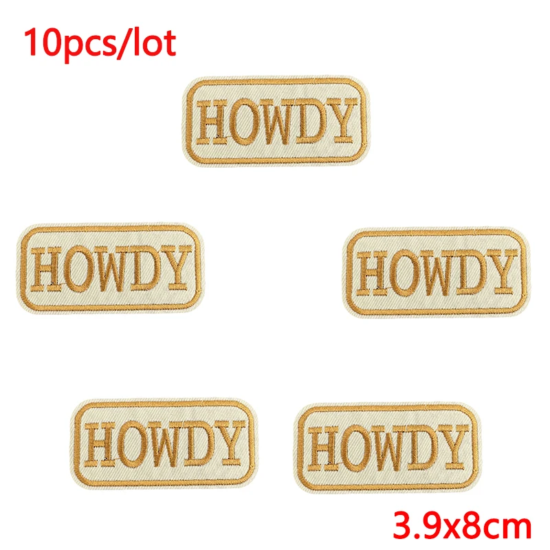 Parches bordados termoadhesivos con letras – Apliques para ropa - imagen 2