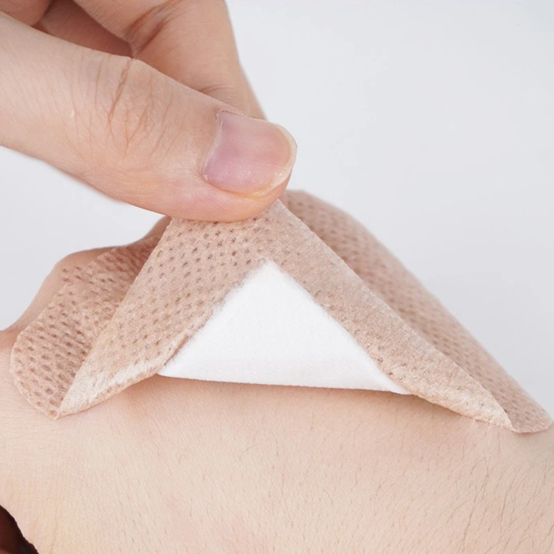 멸균 드레싱 방수 피부 색상 통기성 접착제, 피부 소독 상처 지혈 스티커, 응급처치 붕대, 10 개