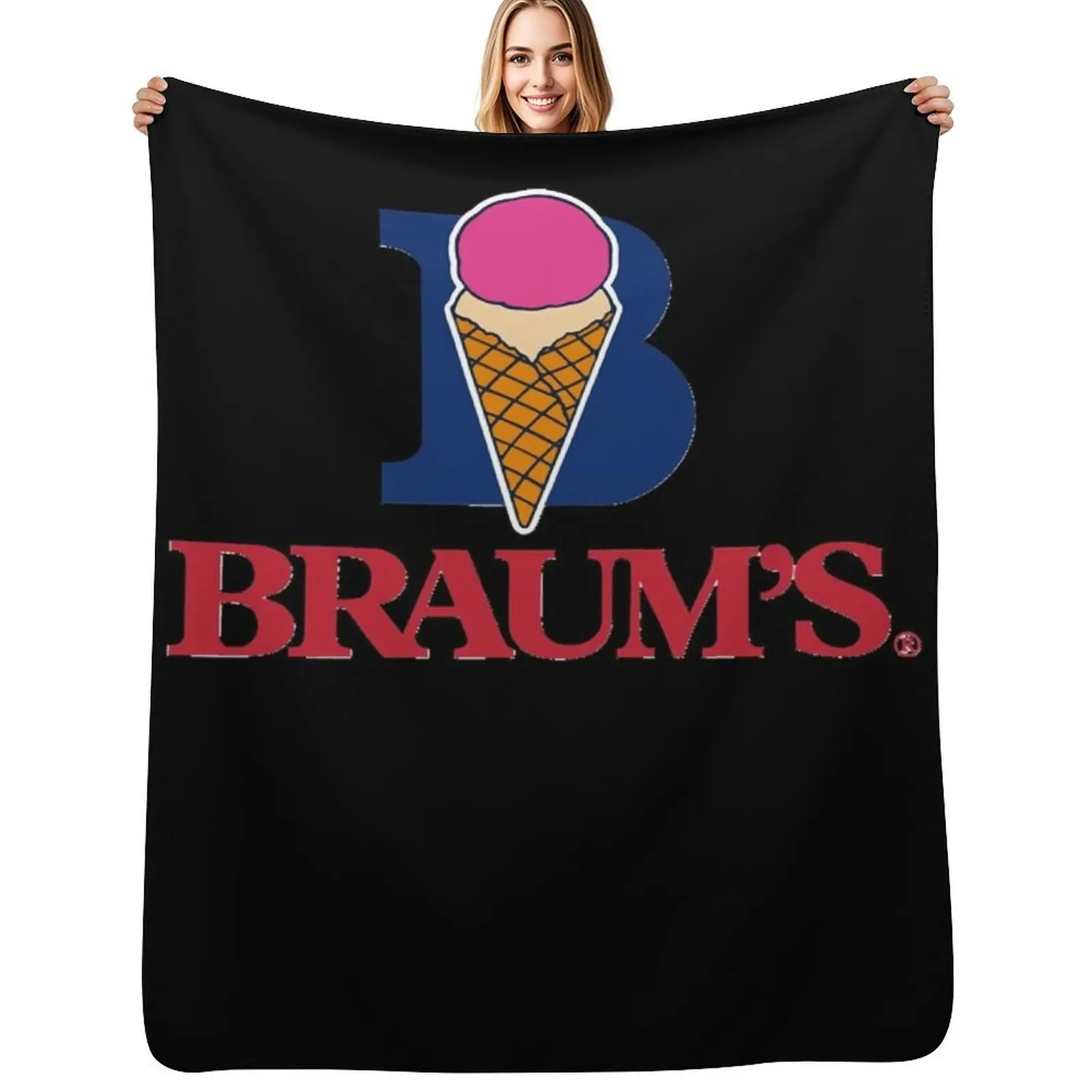 BEST SELLER Braums Merchandise Throw Blanket Moving warm for winter Giant Sofa Summer Beautifuls Blankets For Sofas Blankets