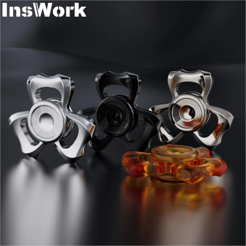 IRON ROOM KIVA Fingertip Gyro EDC Original Finger Metal Decompression Toys Wind Spinner