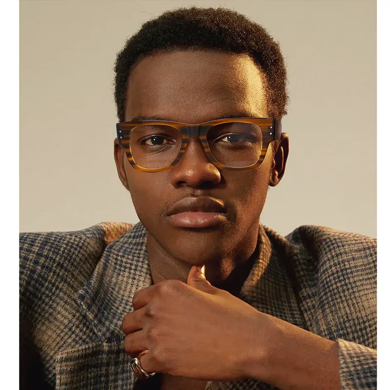 

New Base Plate Glasses Frame Glasses Large Frame Square Frame Men's Street Style Internet Celebrity Glasses