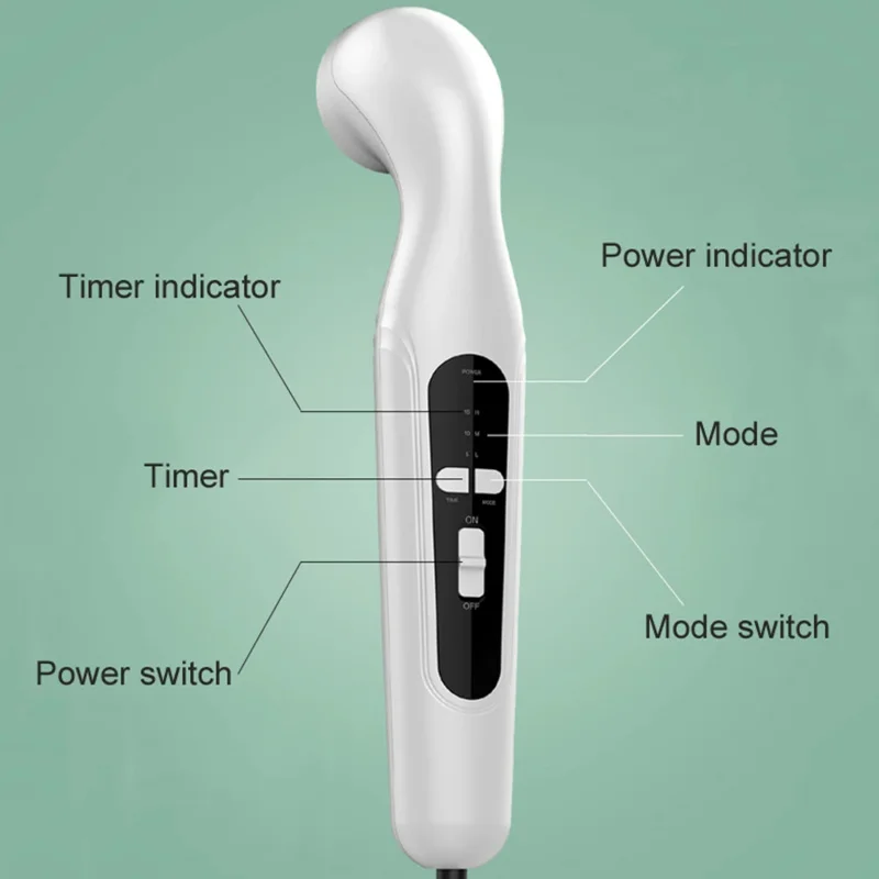 Estimulador Handheld portátil do músculo, massager do alívio das dores do corpo