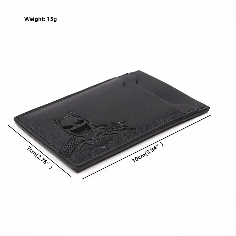 Cartera de Cuero de Batman Personalizada con Máscara de Superhéroe, Tarjetero, Cartera Heroica de Batman, Regalo para Hombre, Cartera Delgada de Cuero con Tarjetero