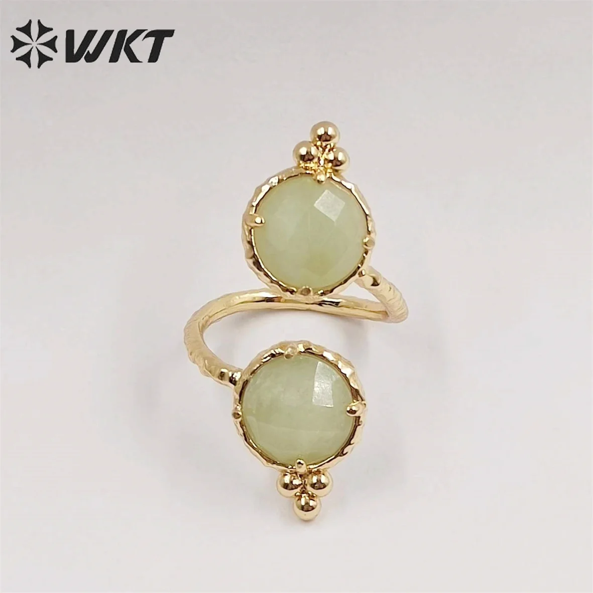 WT-R465  WKT 2023 Retro Ring Natural Gemstone Exquisite Birthday Party Women Trend Jewelry Design Hot Sale
