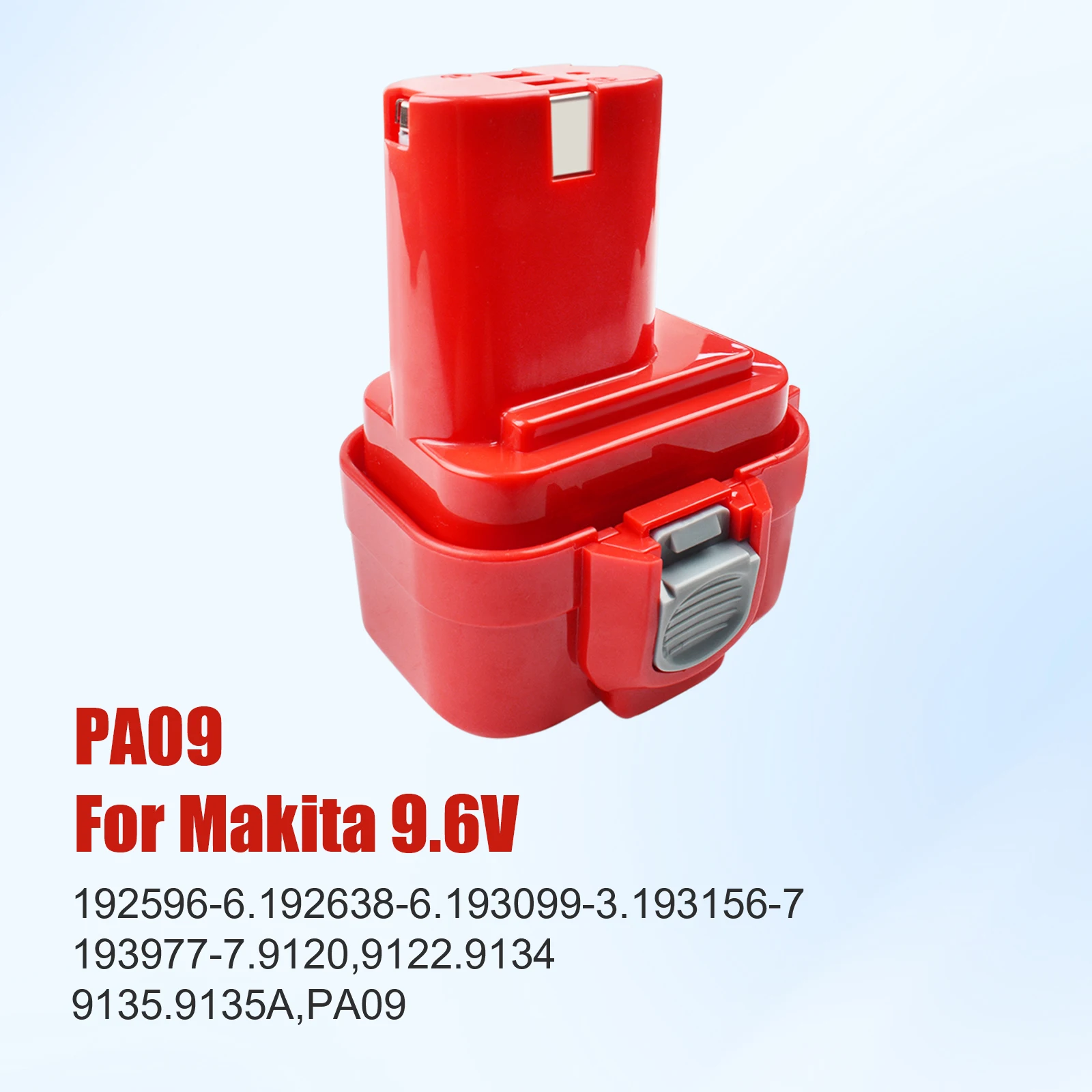 9.6V 3500mAh Replacement Battery For Makita PA09 9120 9134 9135 9135A 9102 6207D 6222D 6261D 6207D 192595-8 Power Tool Battery