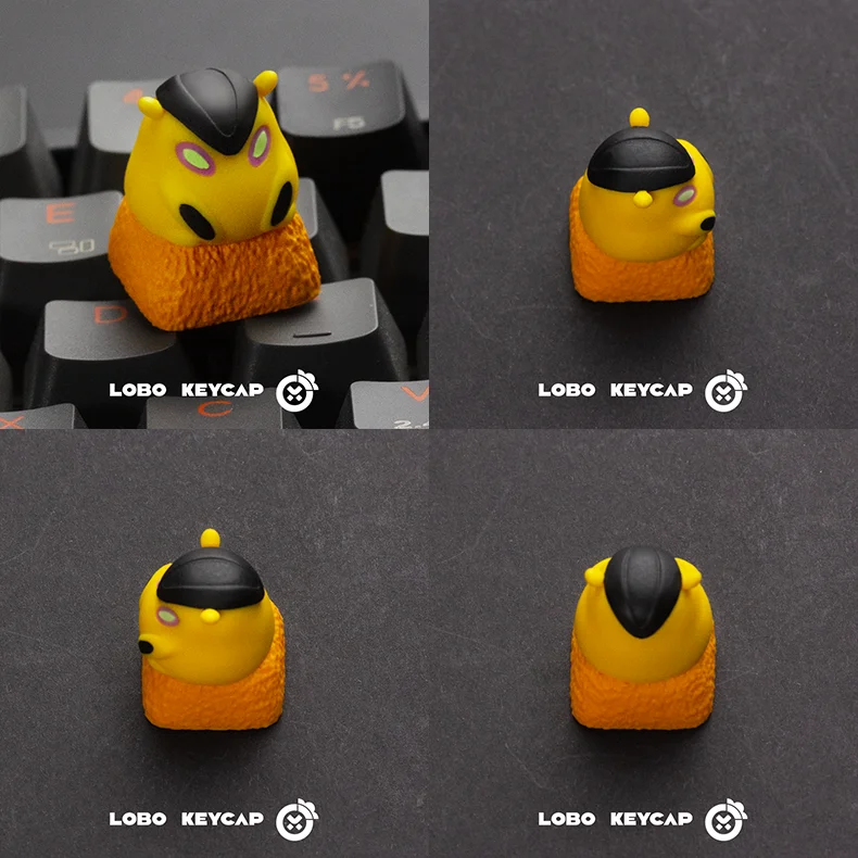 Valorant Theme Personalized Design Resin Art Keycaps Ornament Collection Keyboard Display Gift for Boy Game Peripheral Accessory