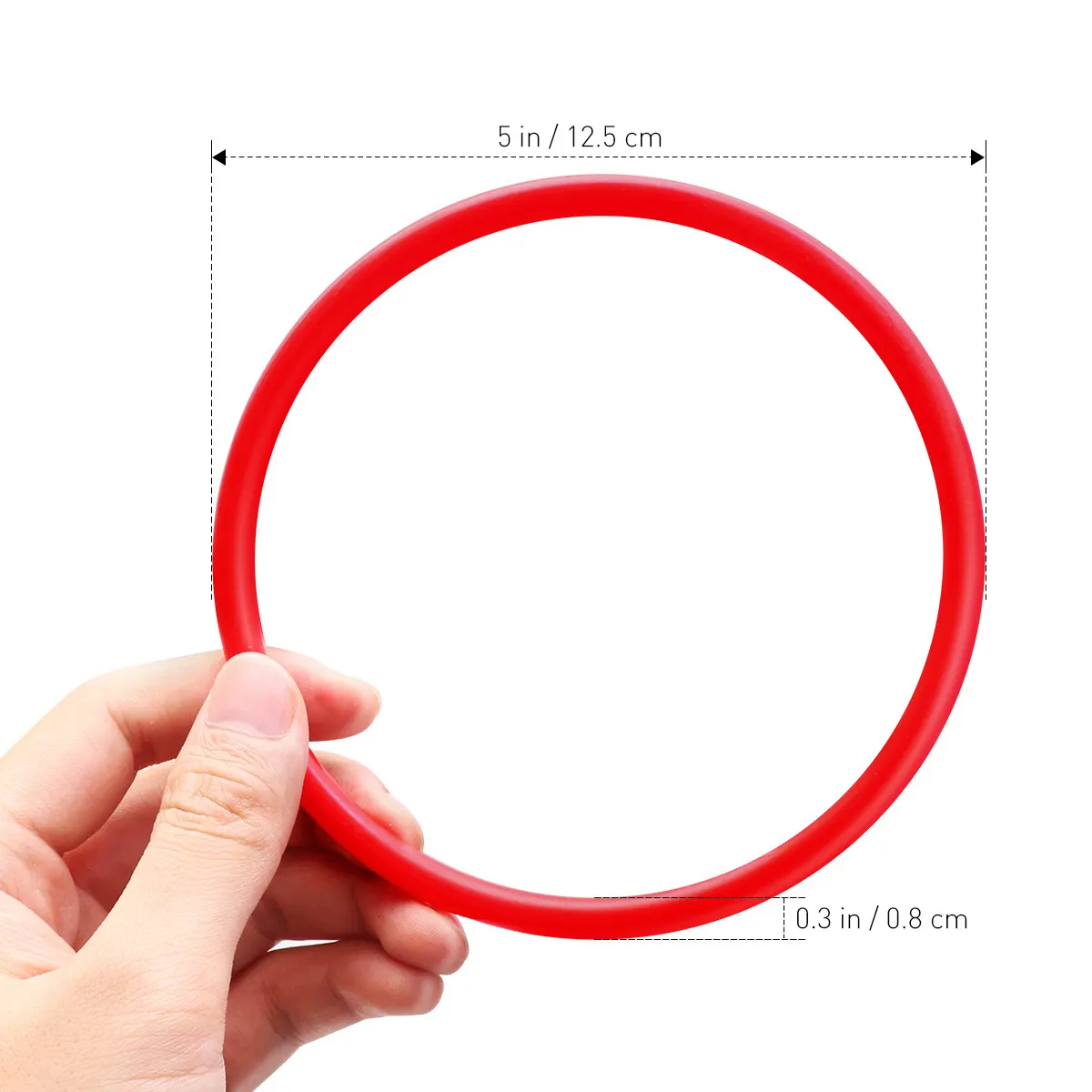 12Pcs Assorted Colors Toss Rings for Backyard Garden Outdoor Carnival Plastic Toss Game Set Improve Precision Accuracy