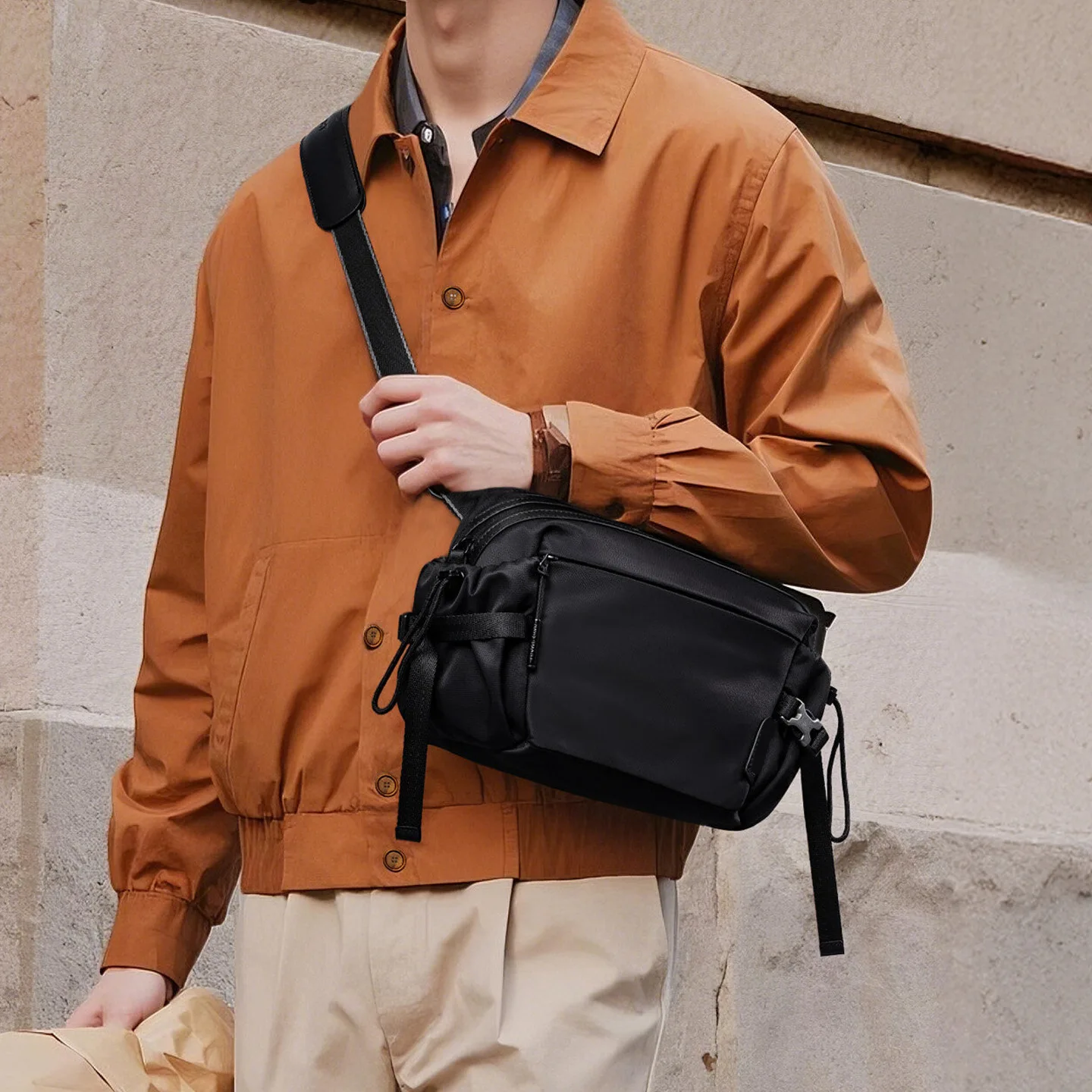 komiu-large-capacity-men's-crossbody-bag-travel-portable-commuting-waterproof-bag-women's-outdoor-travel-fashion-trend