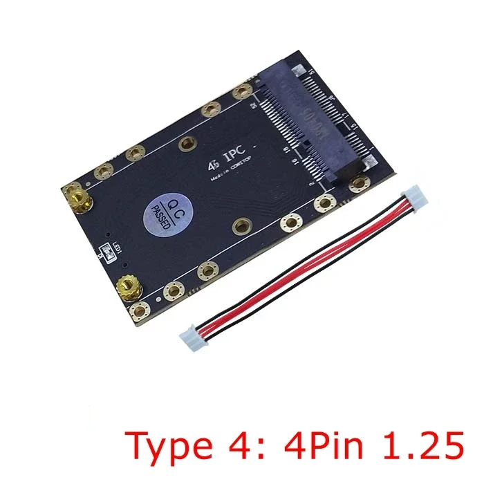 4G LTE อุตสาหกรรม Mini PCIe ไปยังอะแดปเตอร์ USB W/SIM/UIM ช่องเสียบการ์ดสําหรับ WWAN/LTE 3G/4G โมดูลไร้สาย