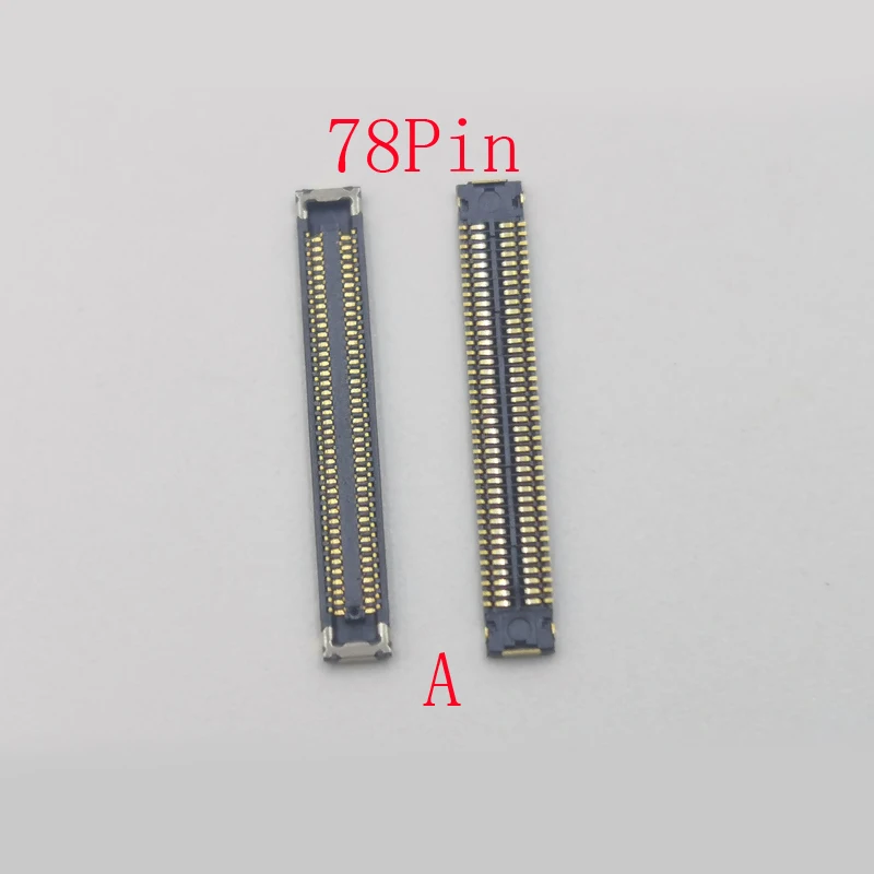 

2-10Pcs Usb Charger Lcd Display FPC Connector Plug For Samsung Galaxy Tab S7 S4 S8 T870 T875 T876 X700 X706 T830 T835 T837 78Pin