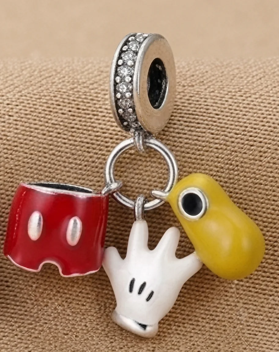Cartoon Fruit Dessert Sport Travel Holiday Dangle Big Hole Charms Pendant Fit Snake Chain Bracelet Necklace DIY Jewelry Gift view 6