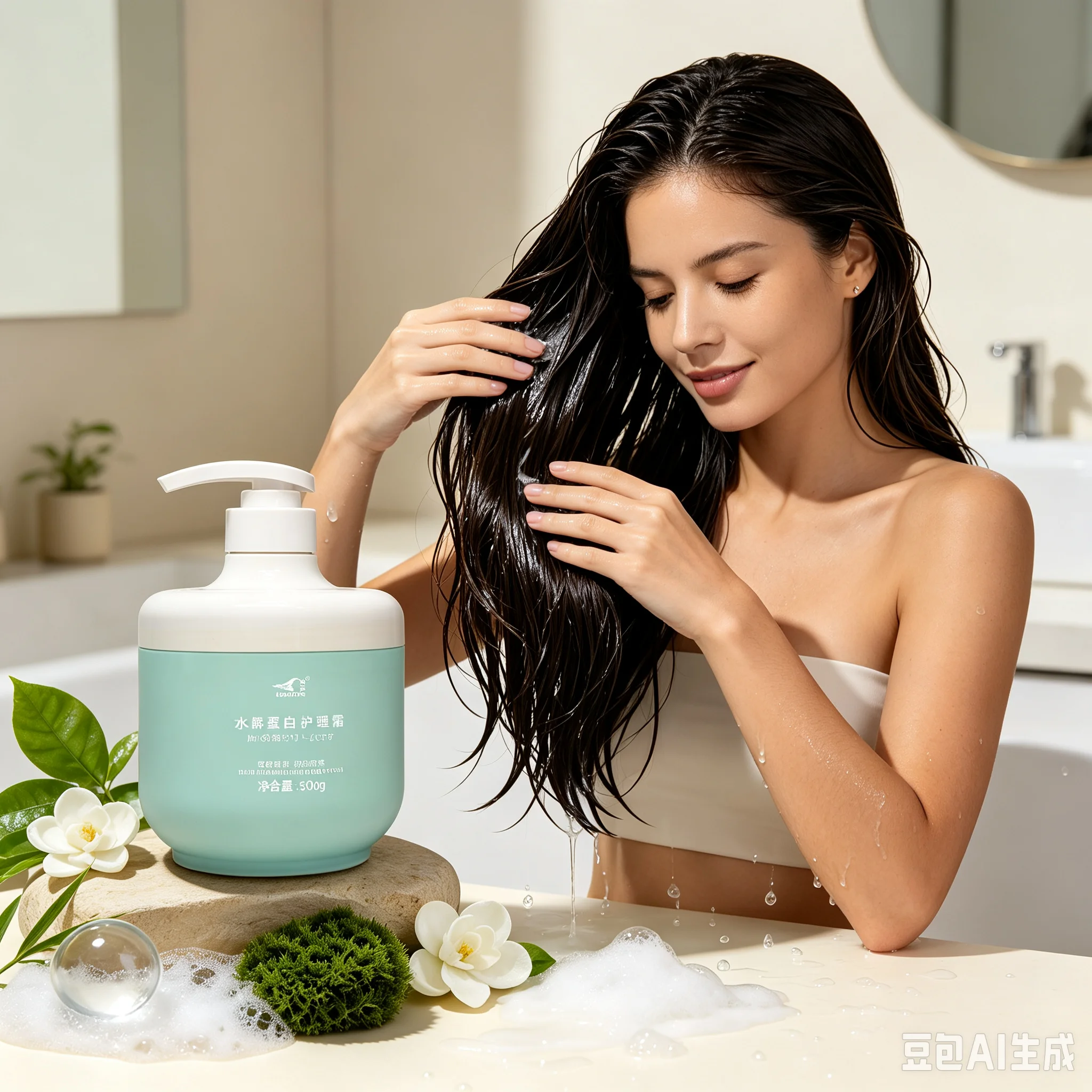 Hydrolyzed Keratin Hair Treatment Cream Protein Conditioner Factory Wholesale Repair for Dry Damaged Frizzy Hair