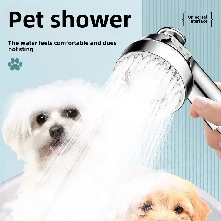 Dog Bathing Artifact Pet Bathing Nozzle Shower Shower Massage Brush Cat Rubbing Bath Cat Washing Dog Washing Supplies