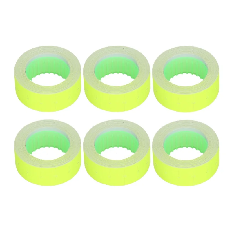 3 Tubes Pricing Label 15000pcs Single Row Price Gun Tag 21x12mm For M5500 MX5500