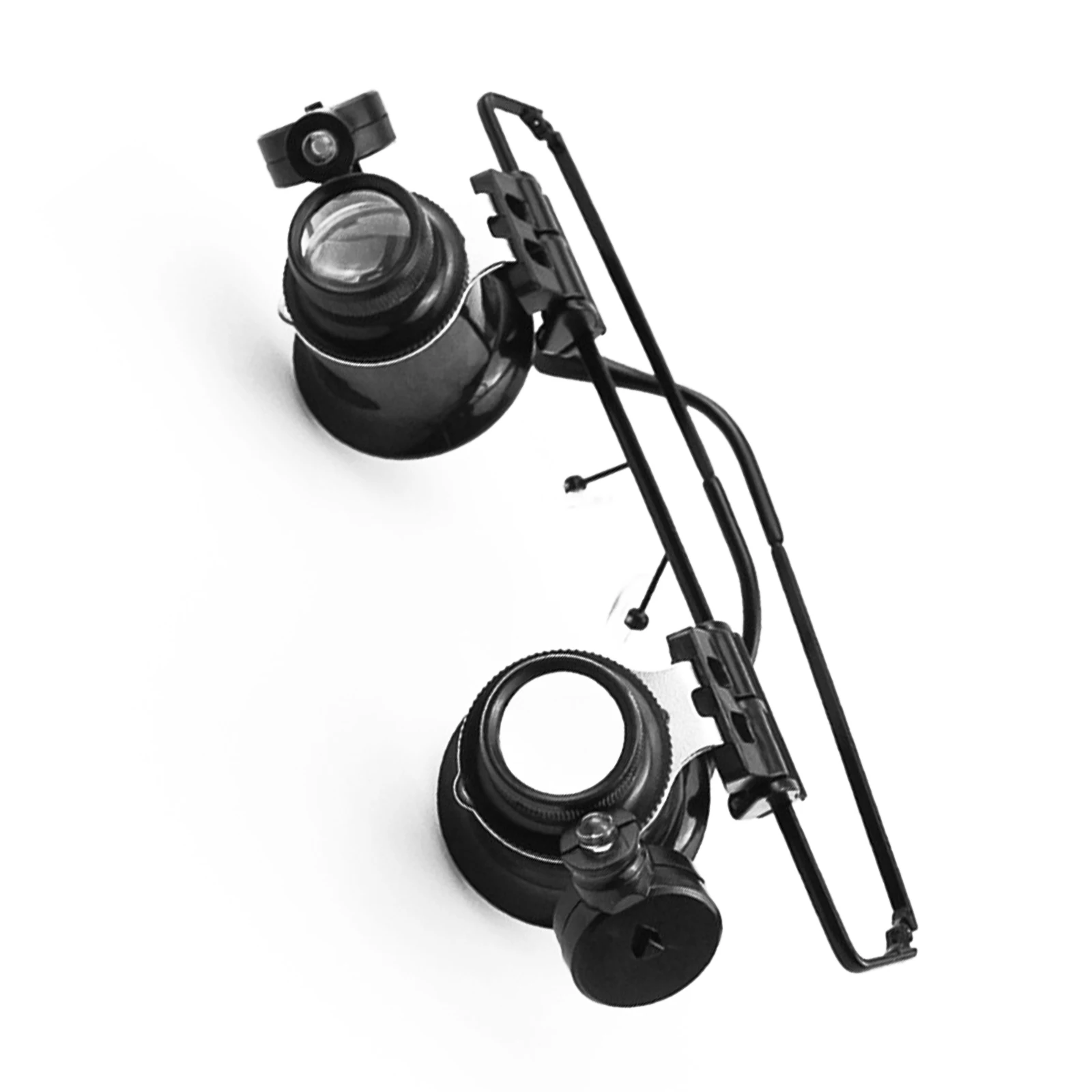 20x المكبرة العين المكبر نظارات العدسة عدسة الجواهري ساعة إصلاح مصباح ليد مع CR1620 زر خلية البطارية ساعة الملحقات