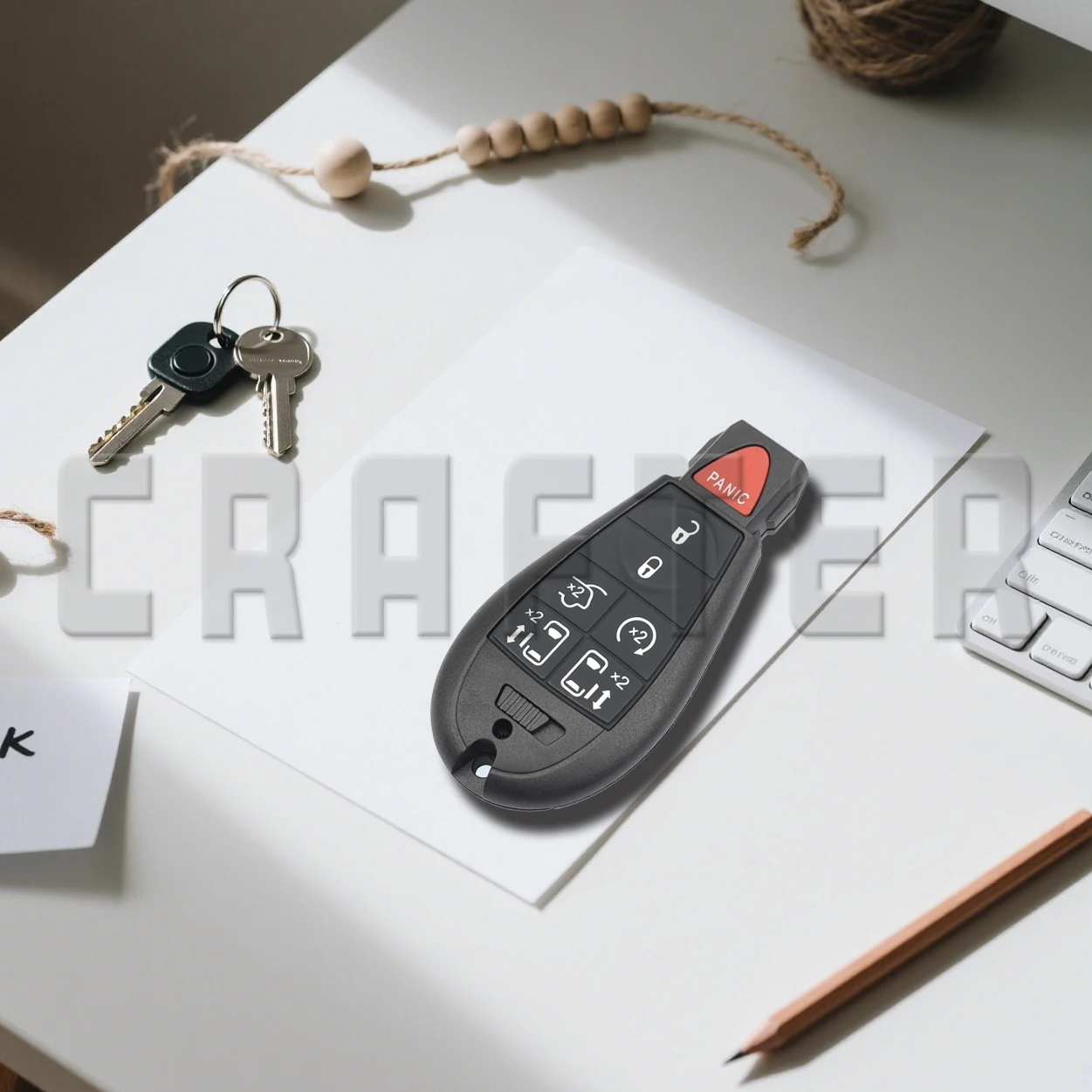 

Сменный дистанционный ключ Crafters M3N5WY783X, 433 МГц, ID46 7941, подходит для Chrysler Town&Country Jeep Grand Cherokee Dodge Caravan