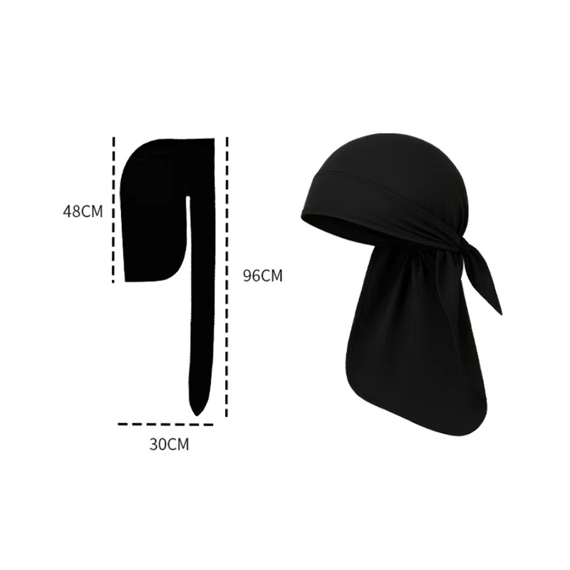 Outdoor Bandana Head Scarf No Forehead Marks Sunshade Baseball Hats Sweat Absorbing Comfortable Cycling Sport Head Scarf view 6