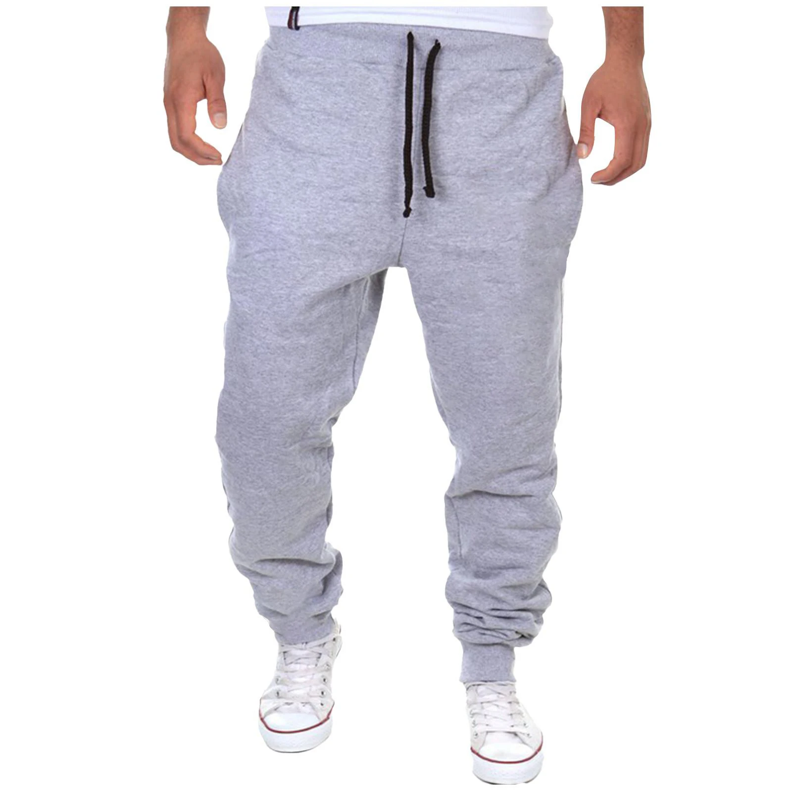 

Man Pants Men Trousers Spring Summer Casual Wear Soft Pure Cotton Loose Fit Sport Pants Fashionable Jogger Design
