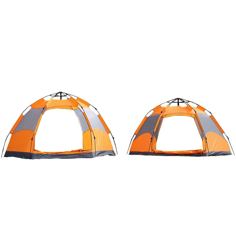 

Outdoor camping automatic tent waterproof and sunscreen camping belt double sunshade can be customized
