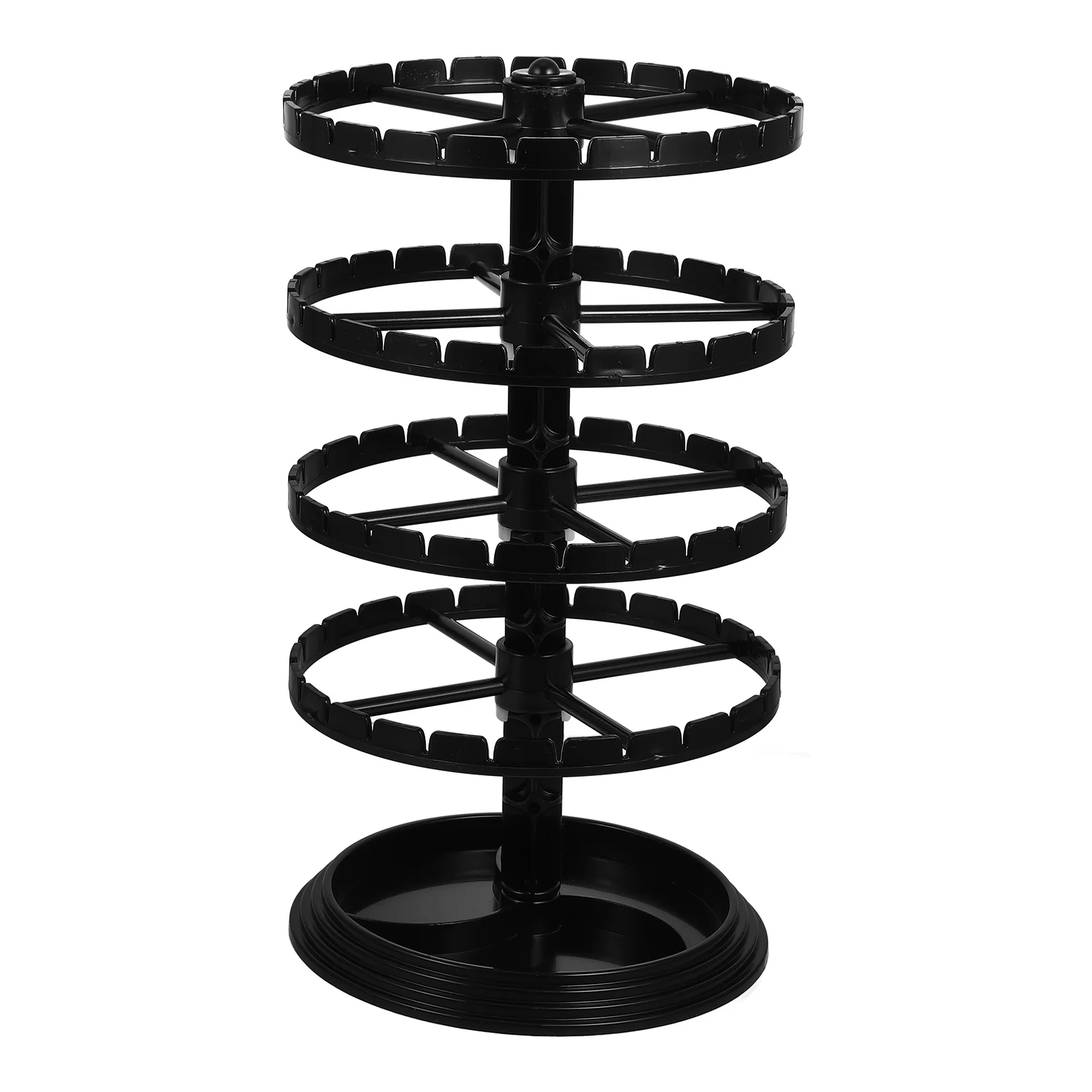 

Jewelry Storage Rack Stud Earring Organizer Spinning Display Stand Rotating Holder Shelf