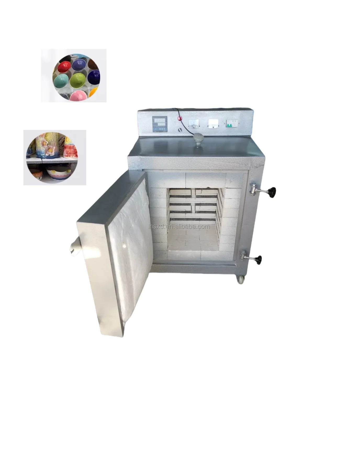 Electric Kiln for High Temperature Ceramic Firing Small Ceramic Electric Kiln for Pottery Glass Enamel Metal Clay Jewelry