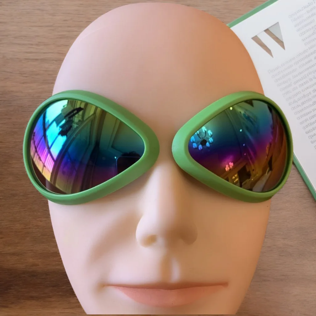 

Линзы для косплея из фильма «Чужой» для супер боди, полная маска, очки, стереоскопический цветной свет, реквизит для Хэллоуина, карнавала, вечеринки, подарок