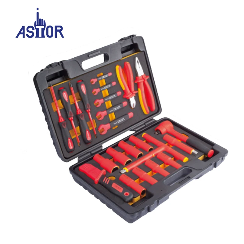 24 pcs VDE and GS Screwdriver and Pliers Tool Set