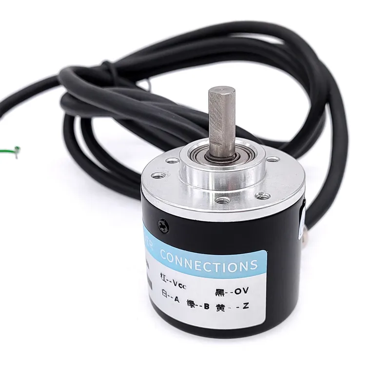 38S6G5-Z Rotary Incremental Encoder 50/100/200/360/400/500/1000P/R 2000PPR ABZ  5-24V DC output NPN E6B2-CWZ6C High Accuracy