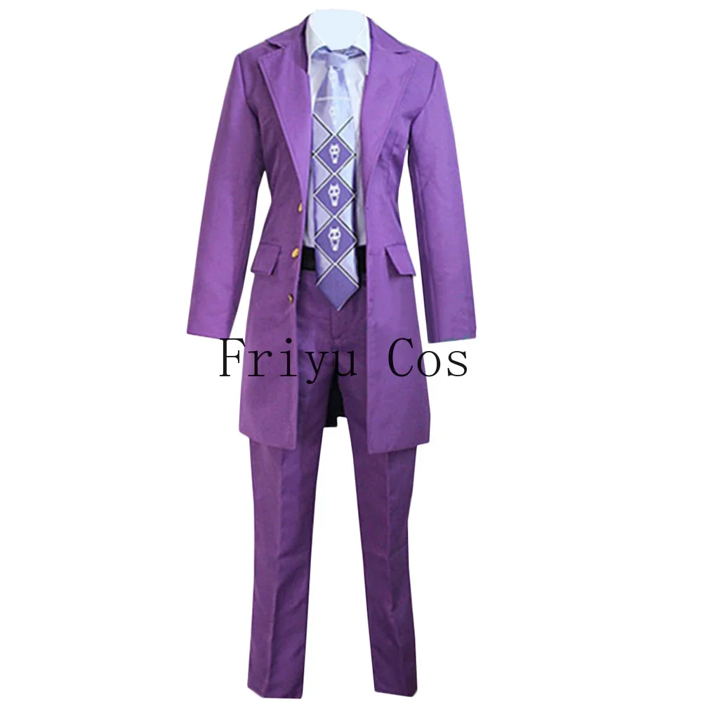 

Halloween Kira Yoshikage Purle Jacket Outfits Costume-Made