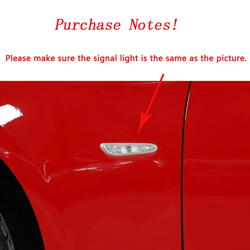 Dynamic LED Fender Light Side Marker For BMW E60 E61 E90 E91 E87 E81 E83 E84 E88 E92 E93 E82 E46 1 3 5 series x1 x3 2004 2010