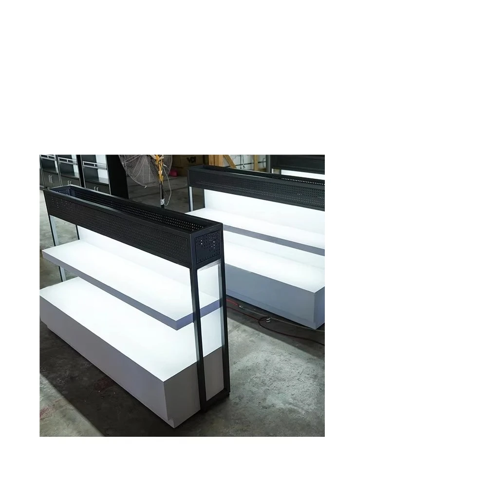 

Perfume Display Stand Cosmetic Display Stand Retail Store Display Stand Metal Material with LED