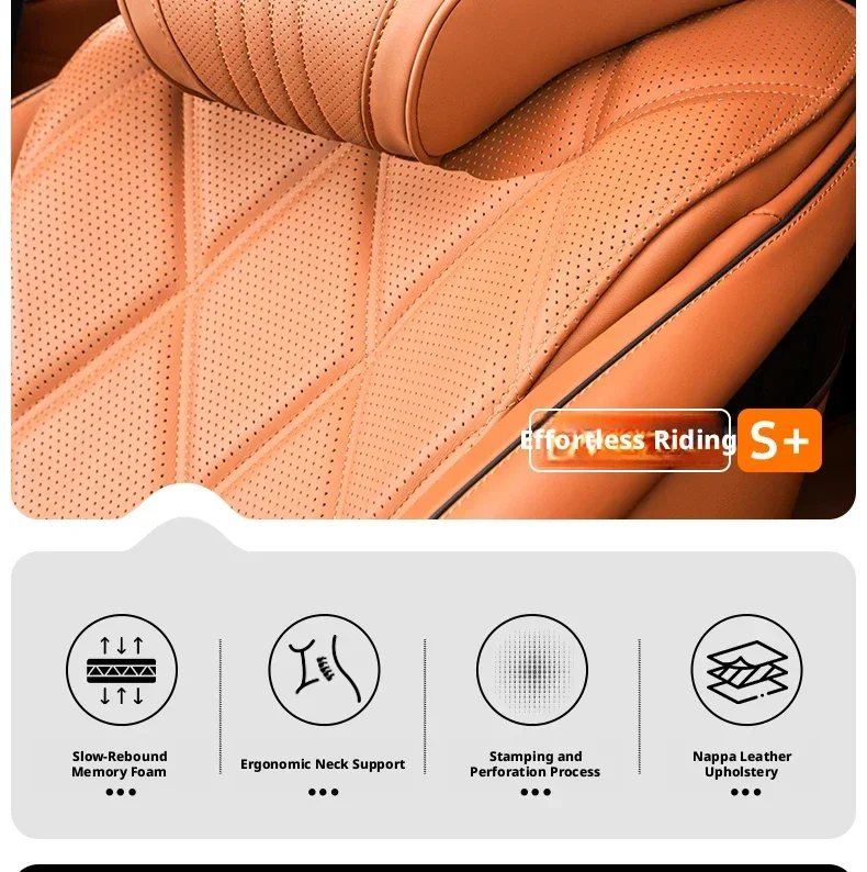 Schwarz/weißes Auto-Kopfstützen-Nackenstützkissen für Tesla Model 3 Model Y, Nackenstützkissen, 1 Stück/2 Stück – Detail 2