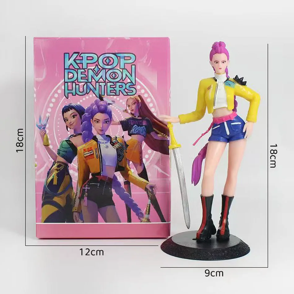 حار Kpop شيطان الصيادين أنيمي عمل الشكل لطيف PVC نموذج دمية للأطفال حفلة عيد ميلاد الديكور هدية لعبة