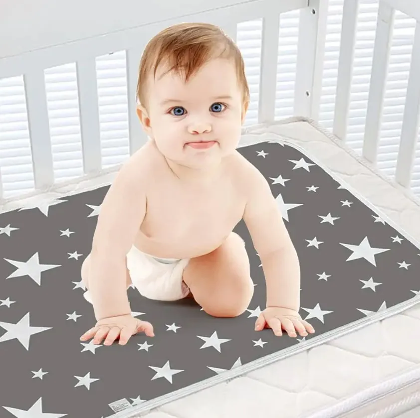 70*50CM  Waterproof Baby Diaper Changing Pad Multi Function Diaper Change Mat Washable Reusable Leak Proof Sanitary Mats