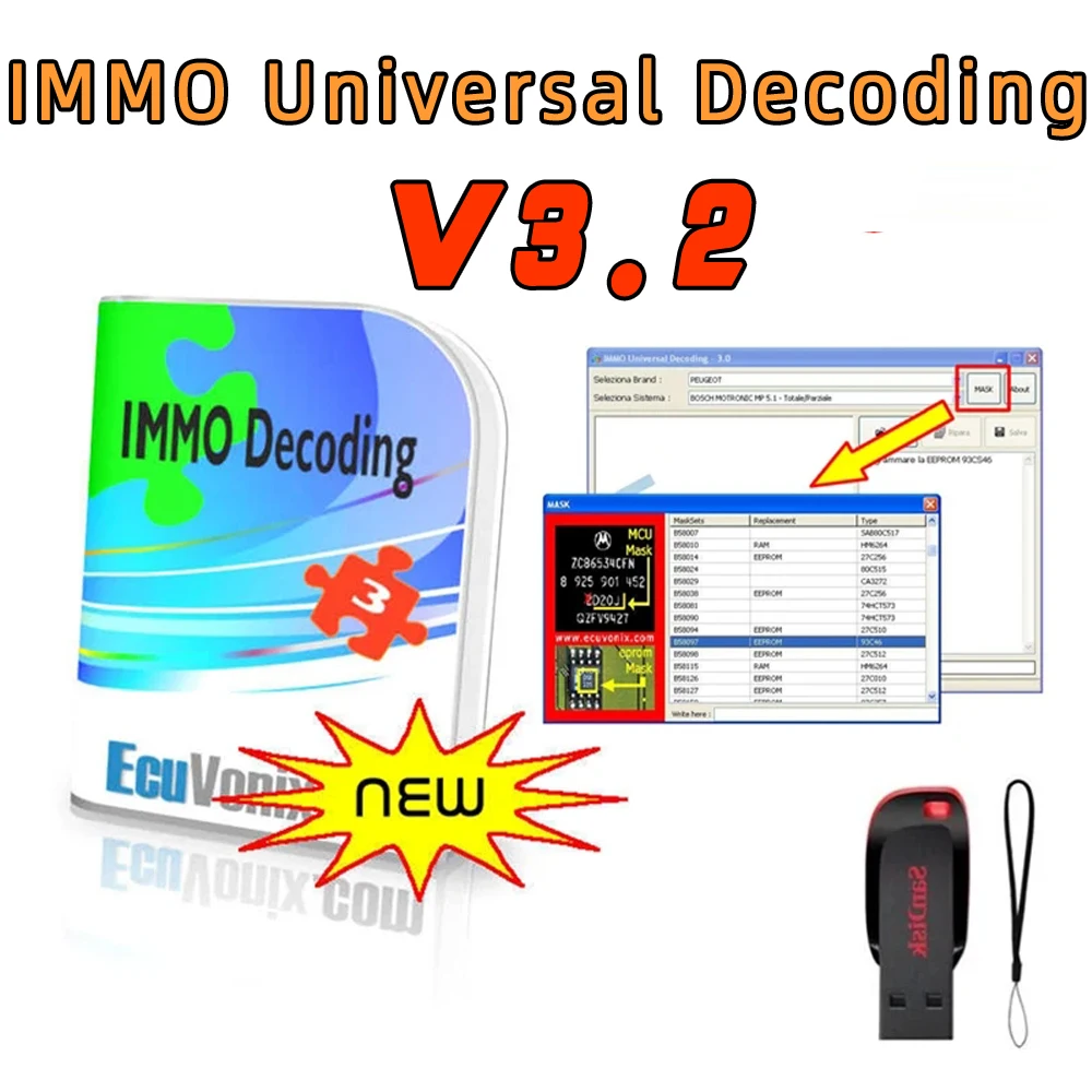 

ECUVonix IMMO Universal Decoding 3.2 IMMO Decoding 3.2 Remove IMMO Code Of ECU +Keygen For Unlimited Install On Many Pc